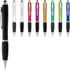 Nash coloured stylus ballpoint Black ink pen with black grip