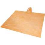 Branded Ziva disposable rain poncho with storage pouch