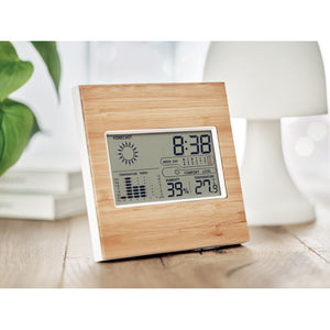 Weather station bamboo front