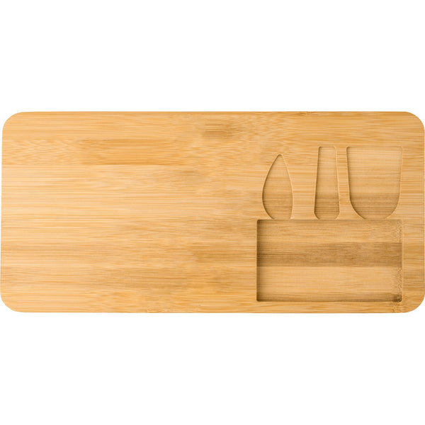 Branded Honeyfields Bamboo cheese board
