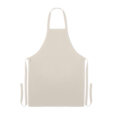 Branded Organic cotton apron 200 gr/m²