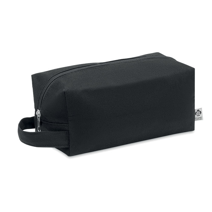 Branded Canvas cosmetic bag 220 gr/m²