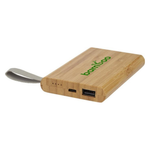 Branded Tulda 5000 mAh bamboo power bank