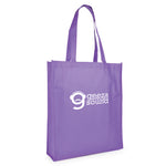 Branded Eco Friendly non woven PP long handled shopper with gusset