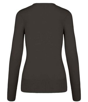 Kariban Ladies Cotton Acrylic V Neck Sweater