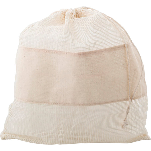 Branded Mincarlo Natural cotton mesh bags
