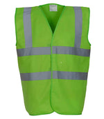 Yoko Hi-Vis Two Band and Braces Waistcoat