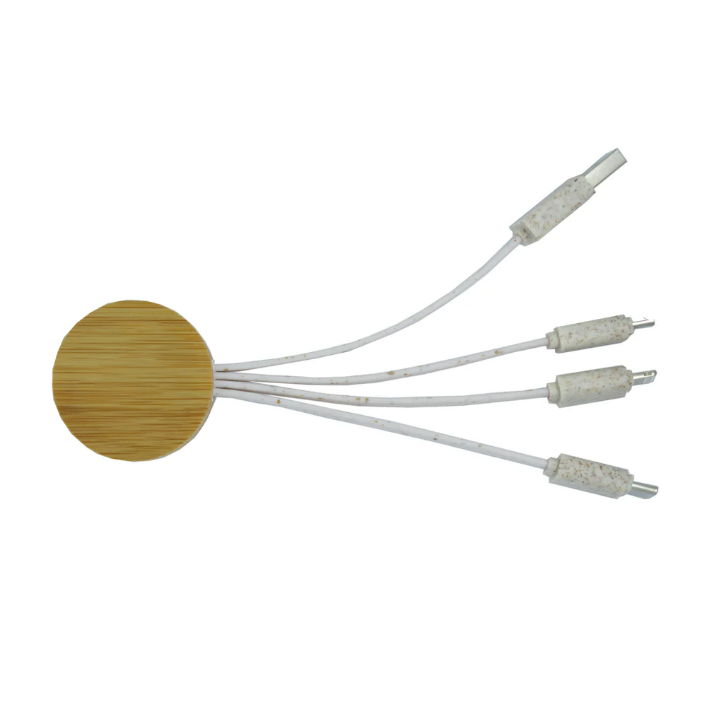 Branded Bamboo Multi Cable