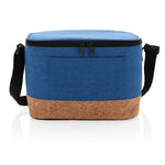 Branded Two tone cooler bag with cork detail