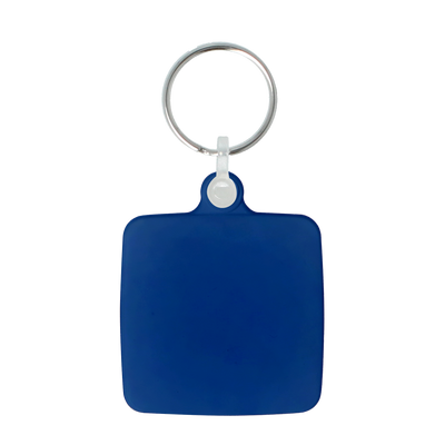 Recycled 45mm Square Keyring