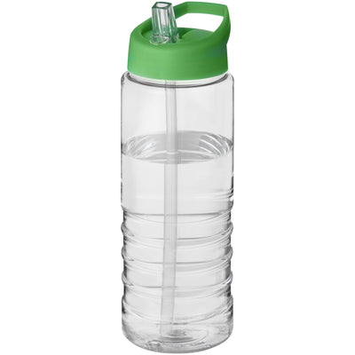 Branded H2O Active® Treble 750 ml spout lid sport bottle