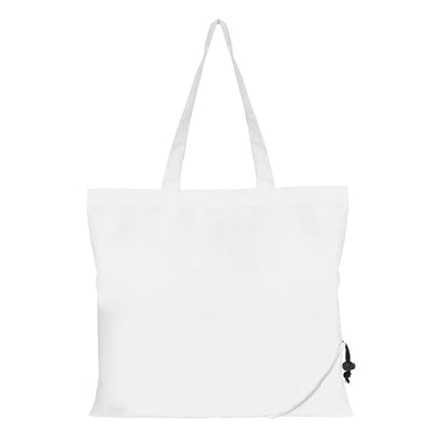 Branded Bayford 190T Polyester foldable pullstring shopper bag