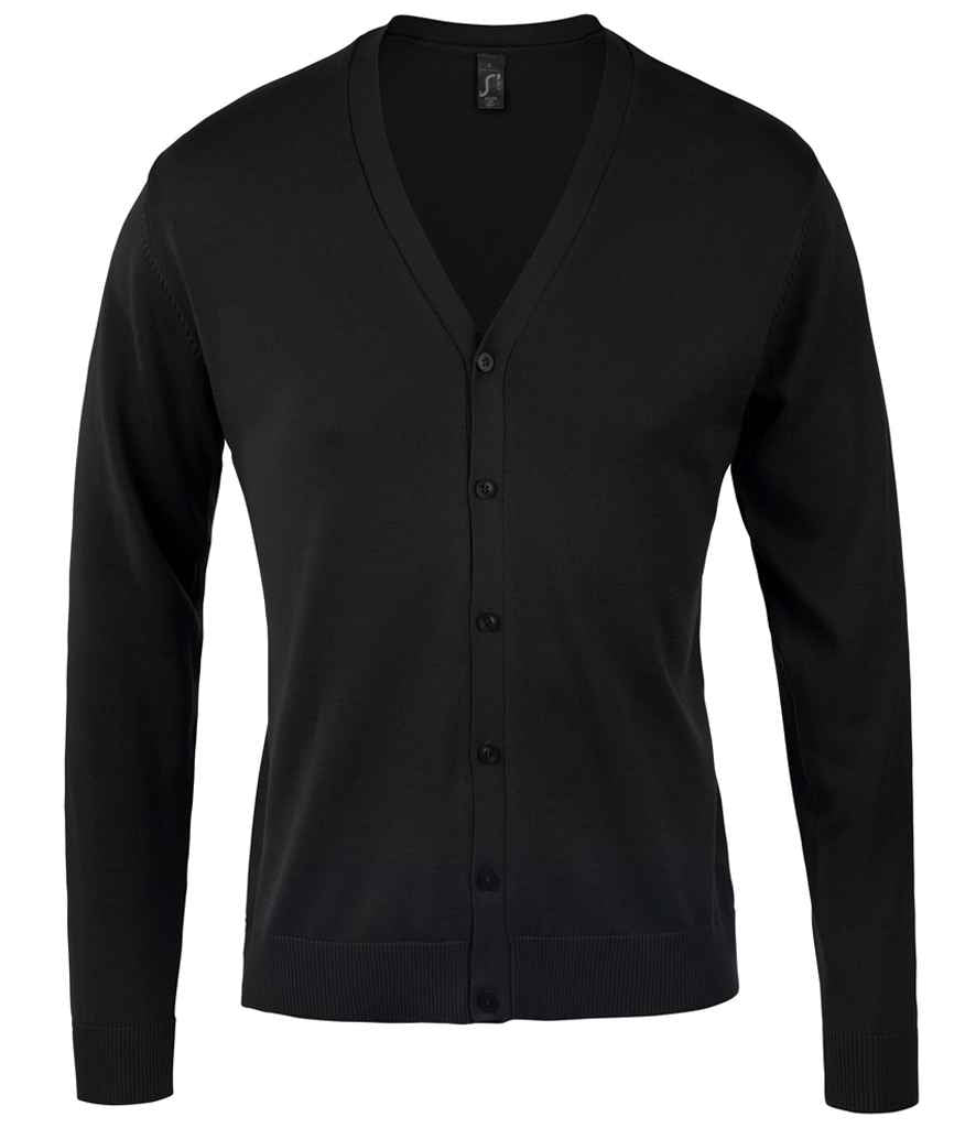 Branded SOL'S Golden Cotton Acrylic V Neck Cardigan