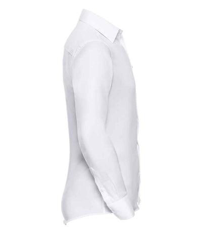 Russell Collection Long Sleeve Tailored Ultimate Non-Iron Shirt