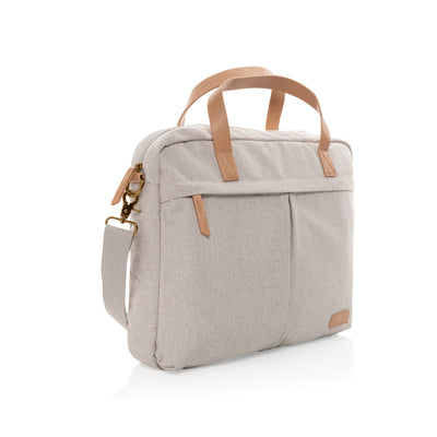 Impact AWARE™ 16 oz. recycled canvas laptop bag