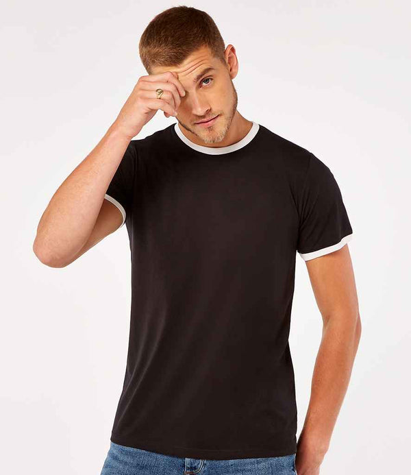 Kustom Kit Fashion Fit Ringer T-Shirt