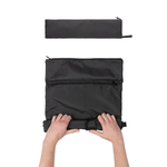 Dillon AWARE™ RPET lightweight foldable backpack Black