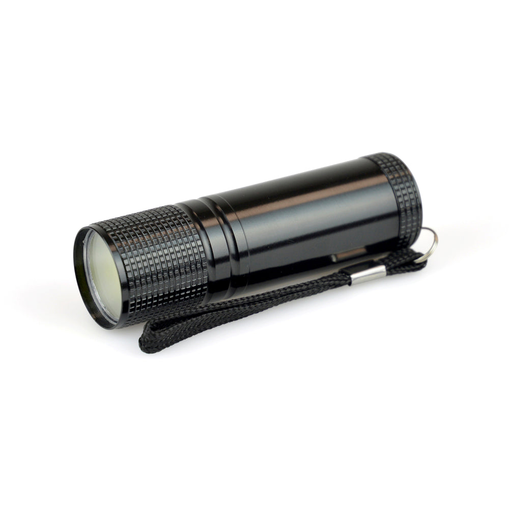 Branded Aspen Aluminium COB Torch with batteries included