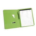 FITZGERALD. A4 folder in PU and 800D with lined sheet pad