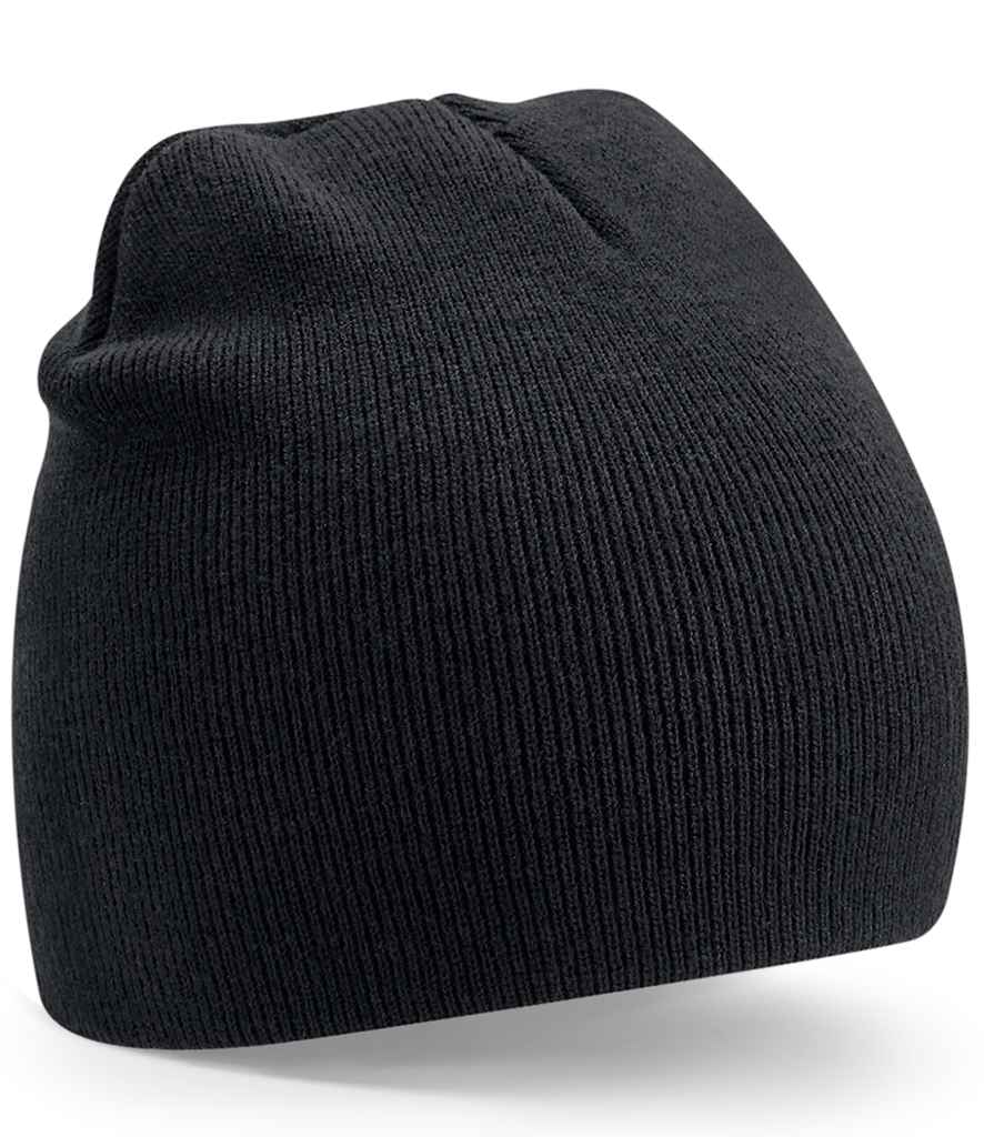 Lean And Mean "STAR" Original Pull-On Beanie (Black) Beechfield (BC044