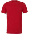 Canvas Unisex Tri-Blend T-Shirt Solid Red Tri-Blend