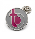 Soft Enamel Pin Badge in Silver - 30mm