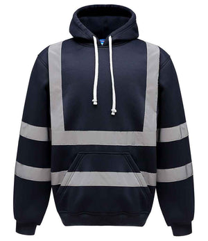 Yoko Hi-Vis Pull Over Hoodie Navy
