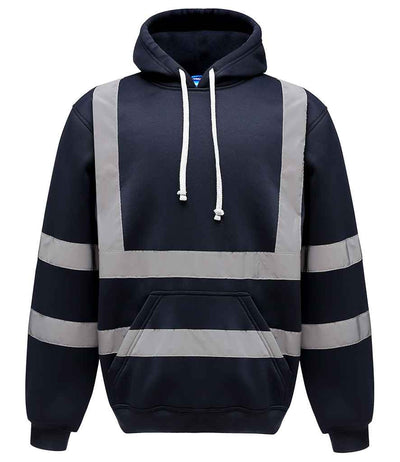 Yoko Hi-Vis Pull Over Hoodie Navy