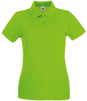 Fruit of the Loom Lady-Fit Premium Cotton Piqué Polo Shirt