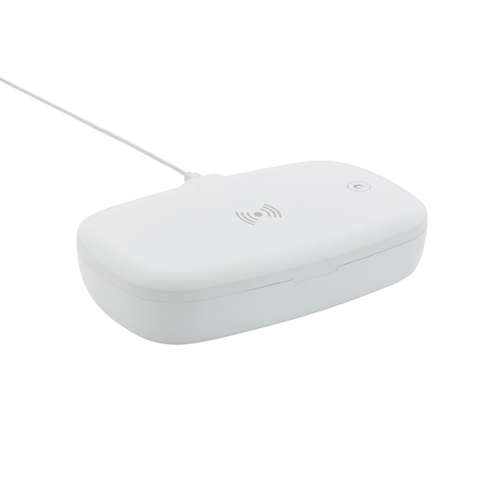 Branded UV-C steriliser box with 5W wireless charger