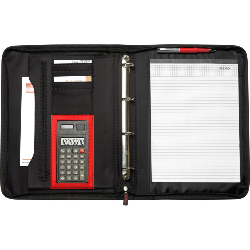 Branded Harraby Zipped nylon portfolio