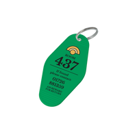 Retro Hotel Keyring