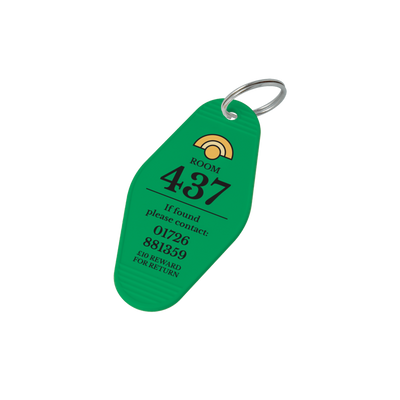 Retro Hotel Keyring