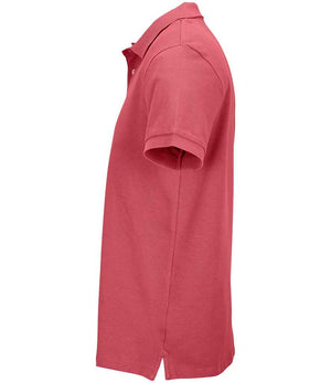 SOL'S Unisex Pacific Twin Piqué Polo Shirt Folk Pink