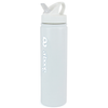 Alice Double Wall Stainless Steel Bottle, with mouthpiece and straw