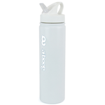 Alice Double Wall Stainless Steel Bottle, with mouthpiece and straw