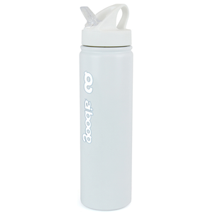 Alice Double Wall Stainless Steel Bottle, with mouthpiece and straw