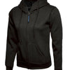 Branded Ladies Classic Full Zip Hooded Sweatshirt
