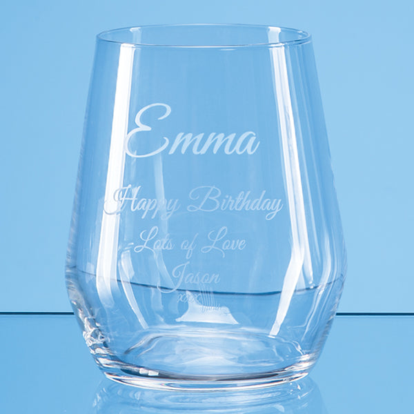 Branded 380ml Infinity Whisky Tumbler