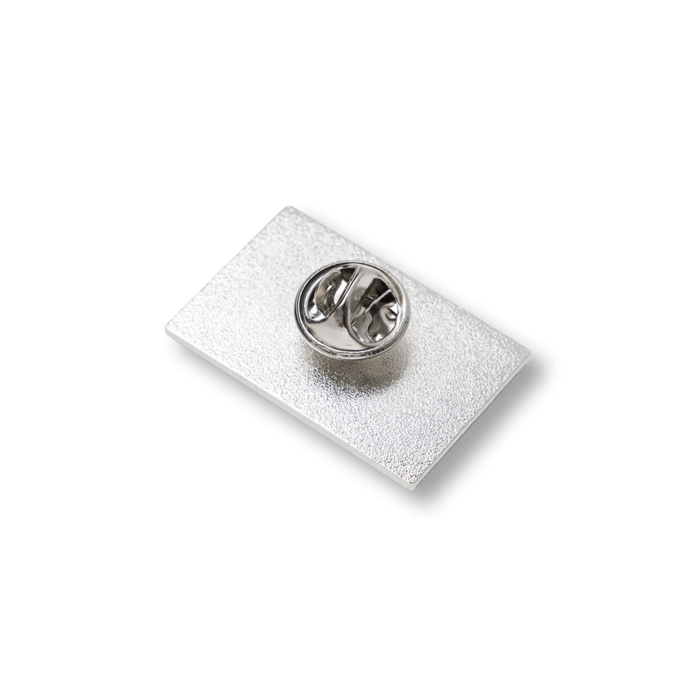 Express Printed Duo Pin Badge - Rectangle