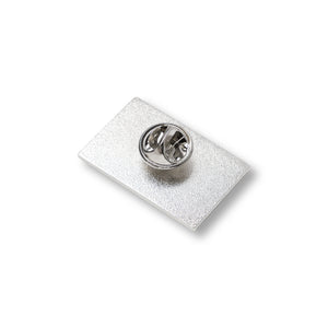 Express Printed Duo Pin Badge - Rectangle