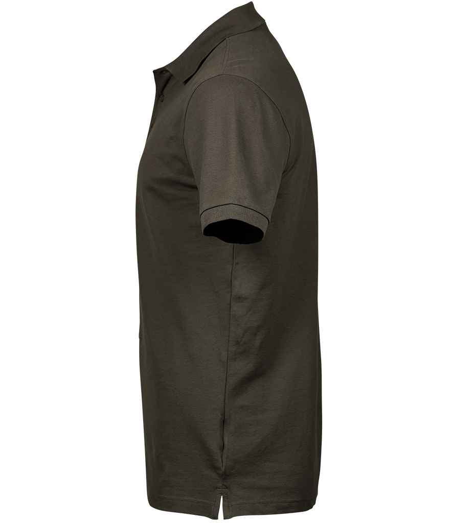 Tee Jays Luxury Stretch Piqué Polo Shirt Dark Olive