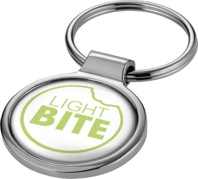 Branded Orlene round keychain