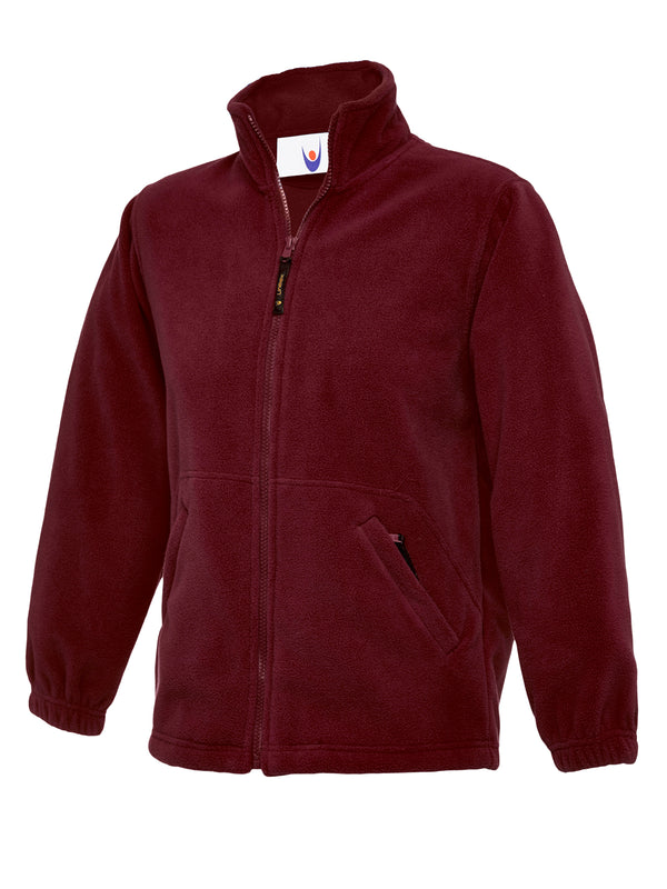 Branded Childrens Classic Full Zip Fleece Jacket