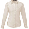 Premier Ladies Long Sleeve Poplin Blouse