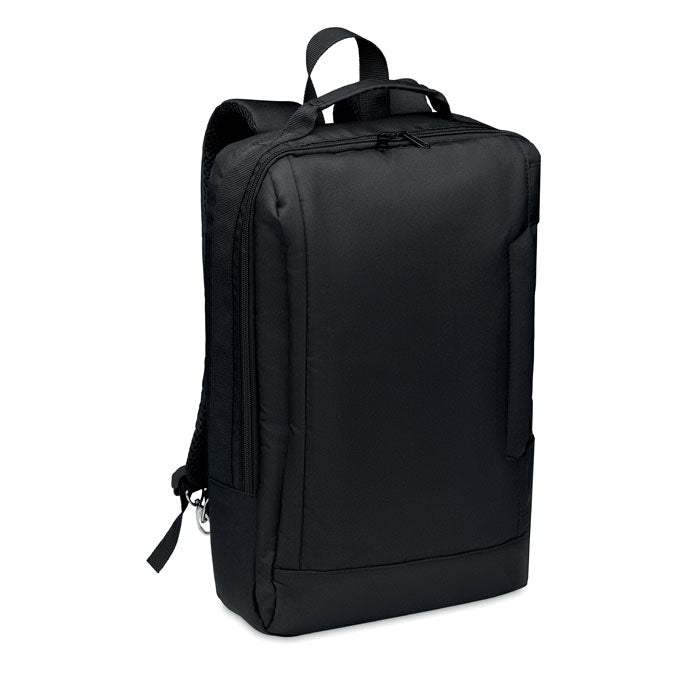 Branded Computer backpack in 300D RPET