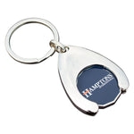Branded Wishbone Trolley Coin Keyring (Full Colour Print)