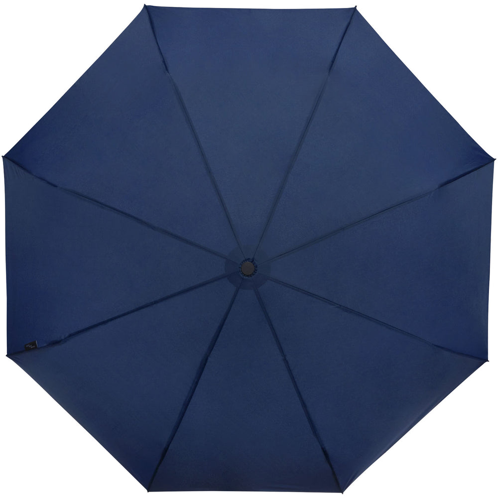 Branded Birgit 21'' foldable windproof recycled PET umbrella