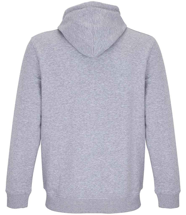 SOL'S Unisex Calipso Eco-Friendly Full Zip Hoodie Grey Marl