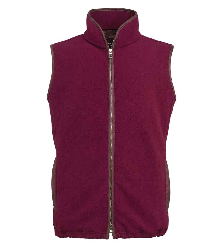 Brook Taverner Unisex Cincinatti Fleece Gilet Fig